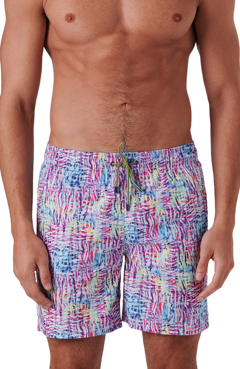 Bugatchi Cosmo Swim Trunks, Main, color,