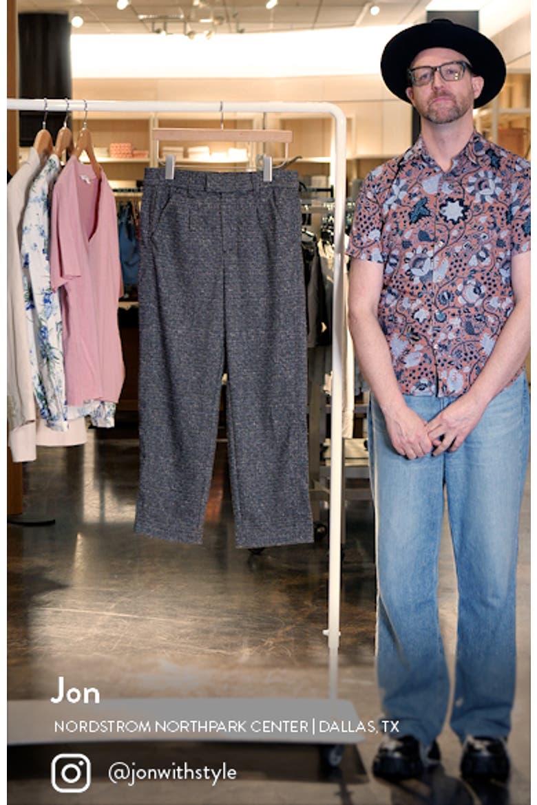 'Ab'Solution Skyrise Pleated Ankle Straight Leg Pants video