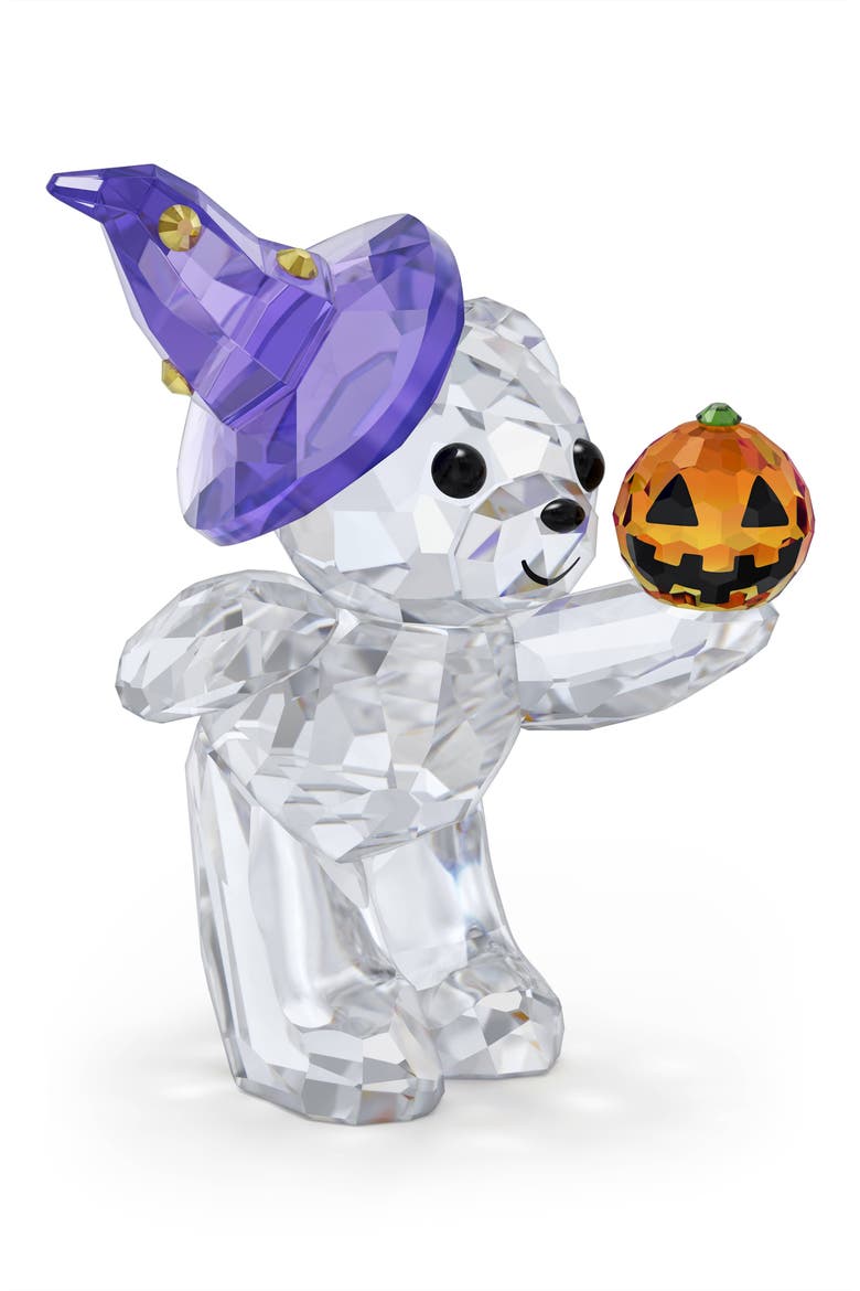Halloween Kris Bear Crystal Figurine, Main, color, WHITE