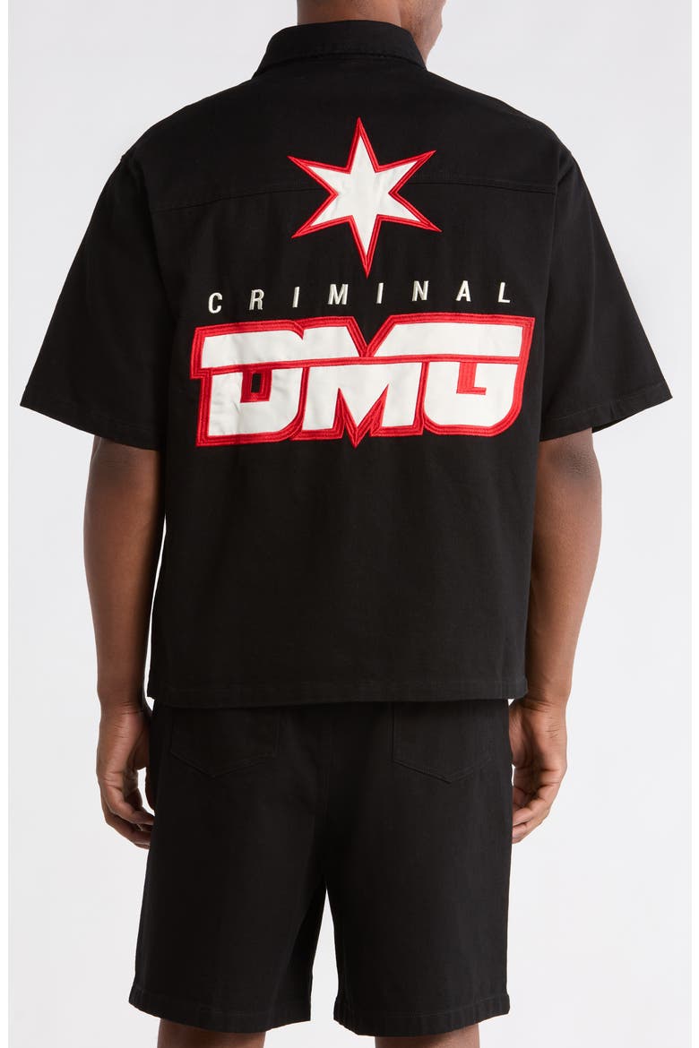 Star Logo Shirt, Alternate, color, BLACK