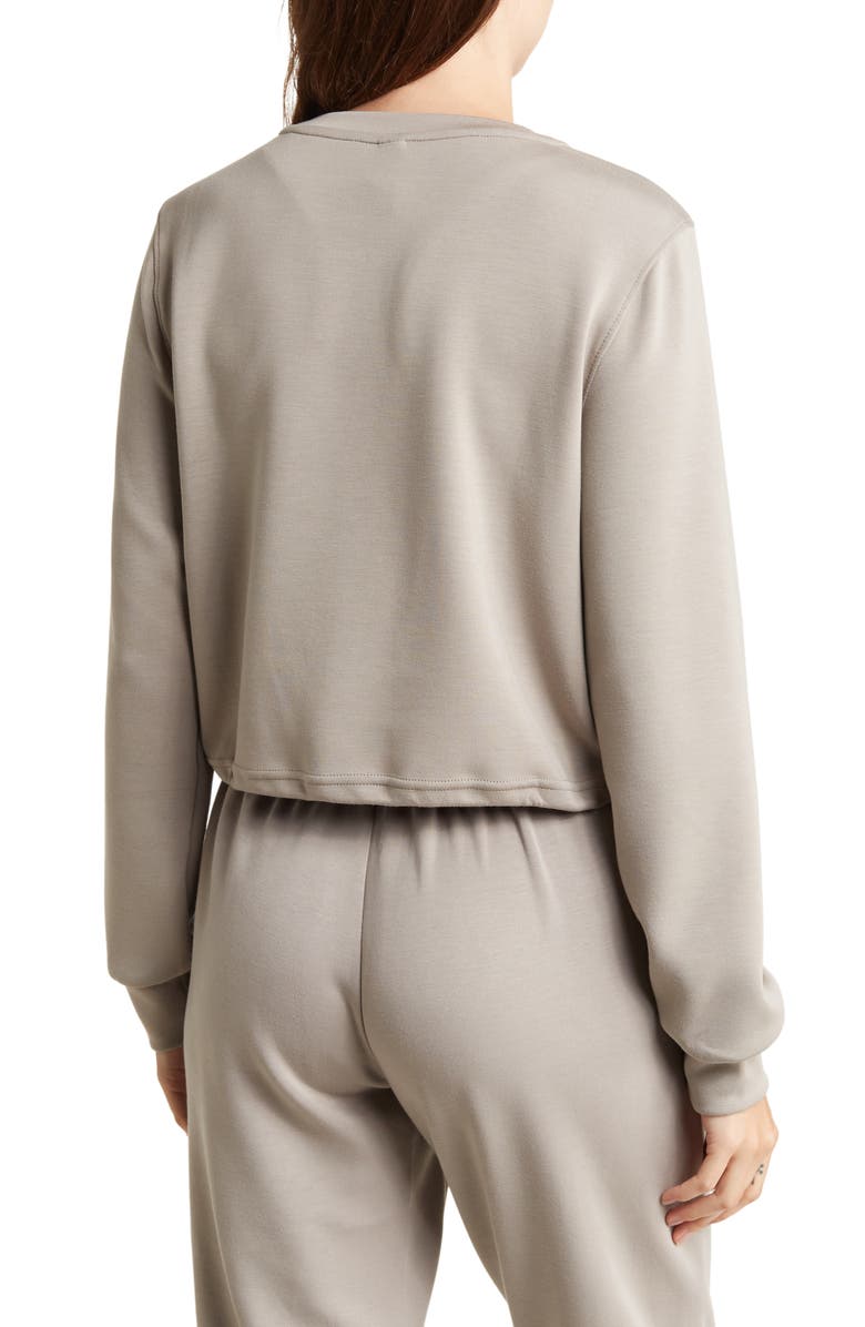 90 DEGREE BY REFLEX Scuba Sweatshirt, Alternate, color, 