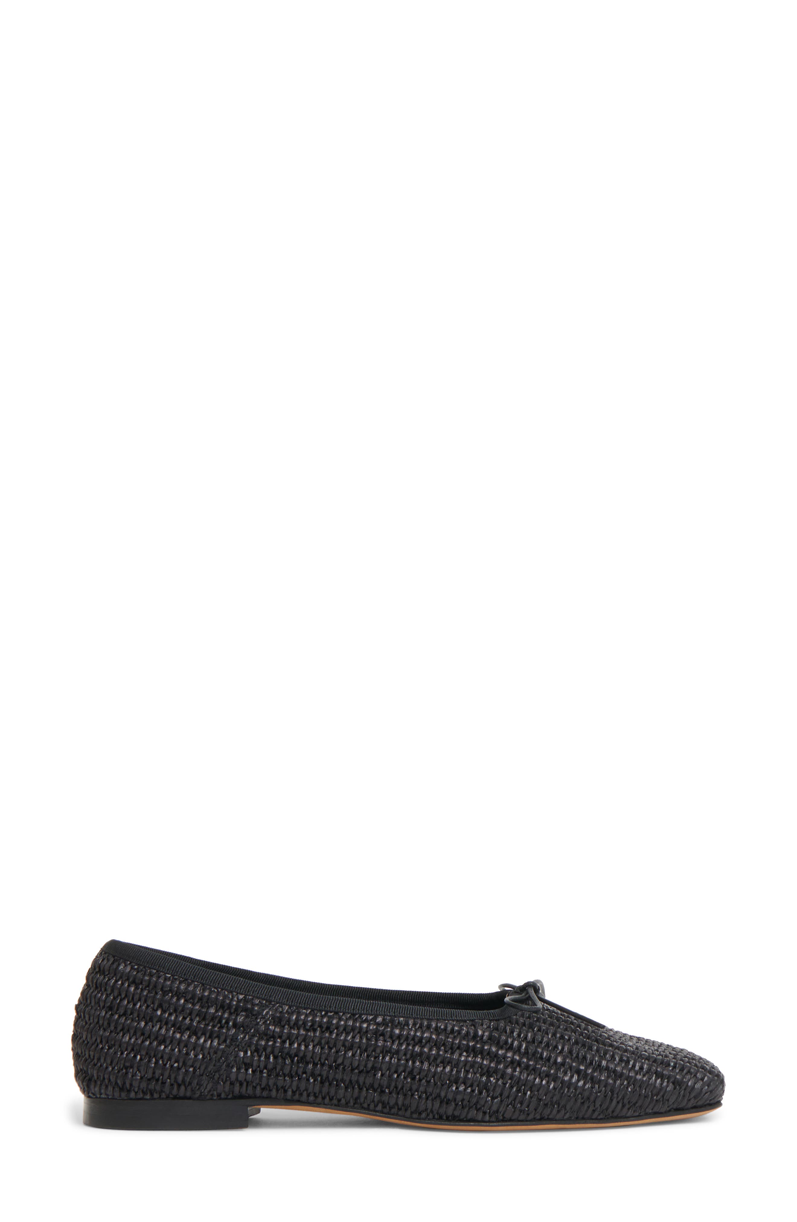 Mansur Gavriel Square Toe Ballet Flat, Alternate, color, Black