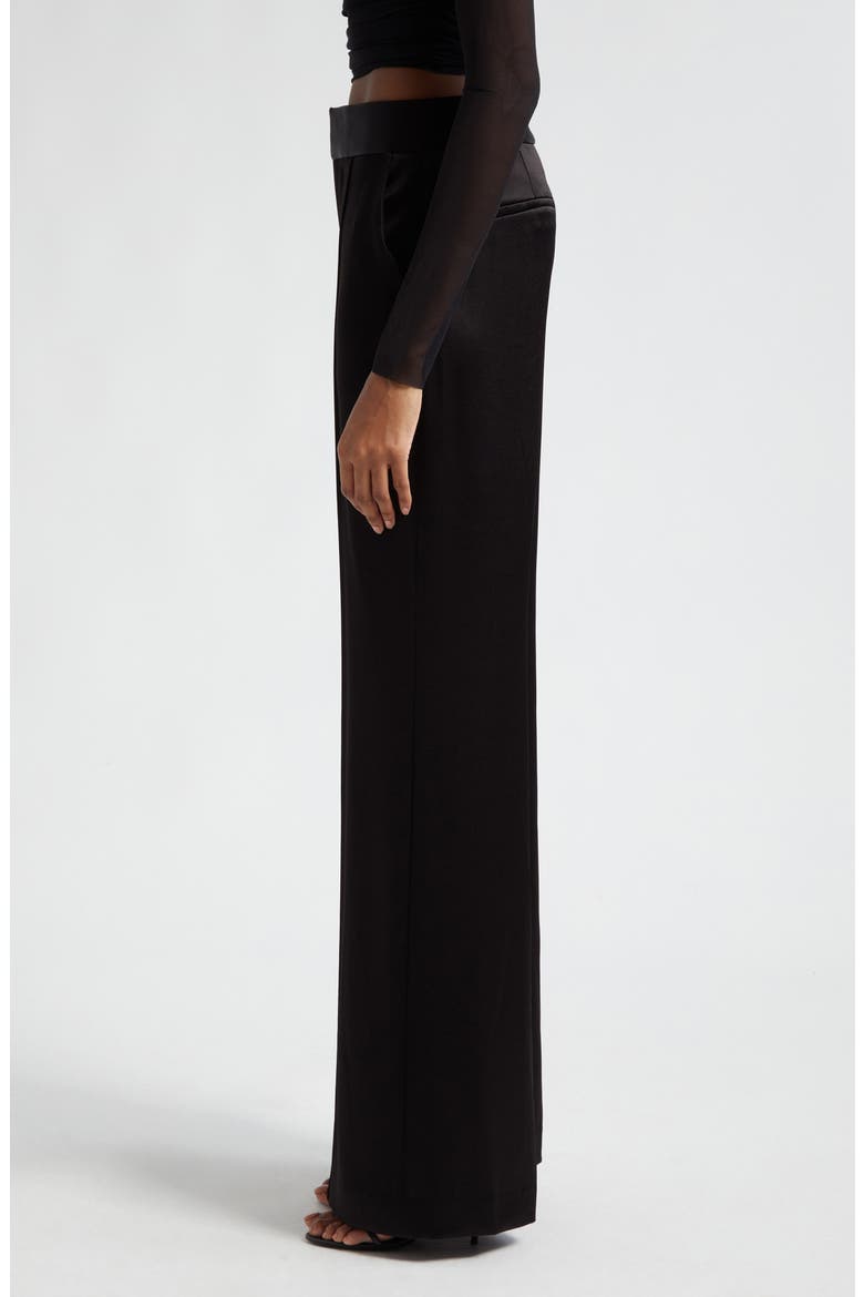 Dylan High Waist Wide Leg Pants, Alternate, color, BLACK
