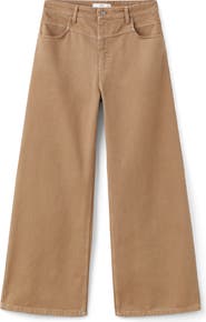 MANGO Wide Leg Jeans