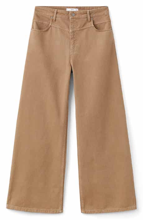 MANGO Wide Leg Jeans
