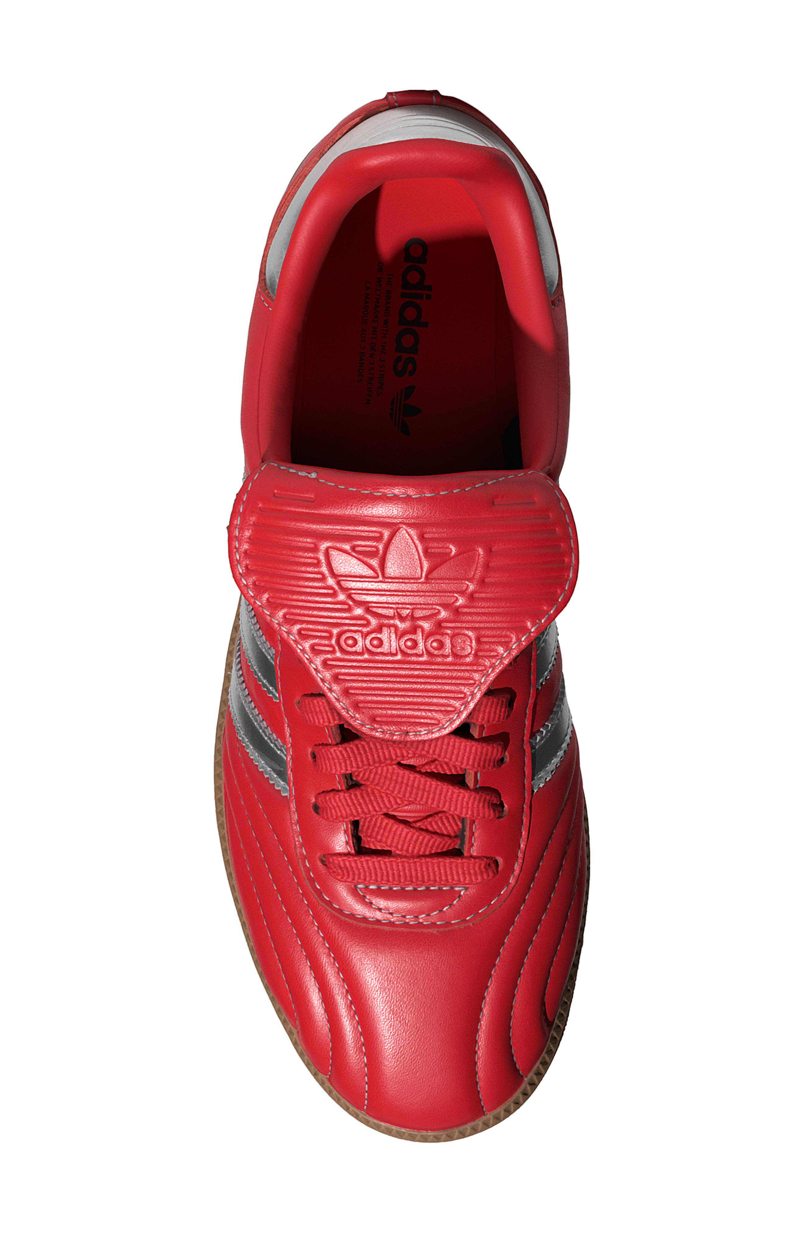 Samba LT Sneaker, Alternate, color, SCARLET/ SILVER MET/ GUM