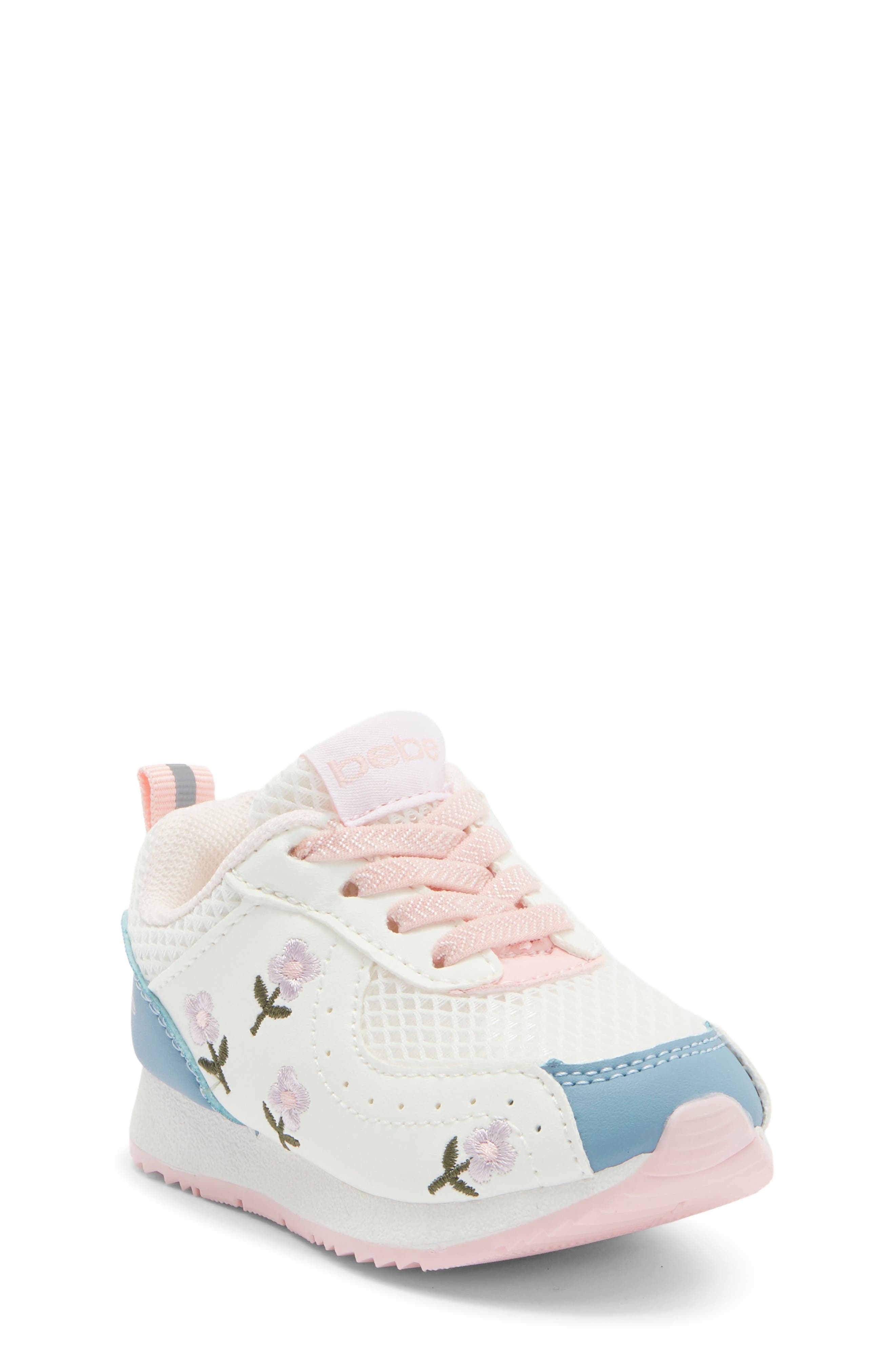 Kids' Floral Embroidered Sneaker