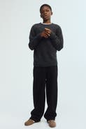 H&M Wide-leg Brushed-inside Joggers