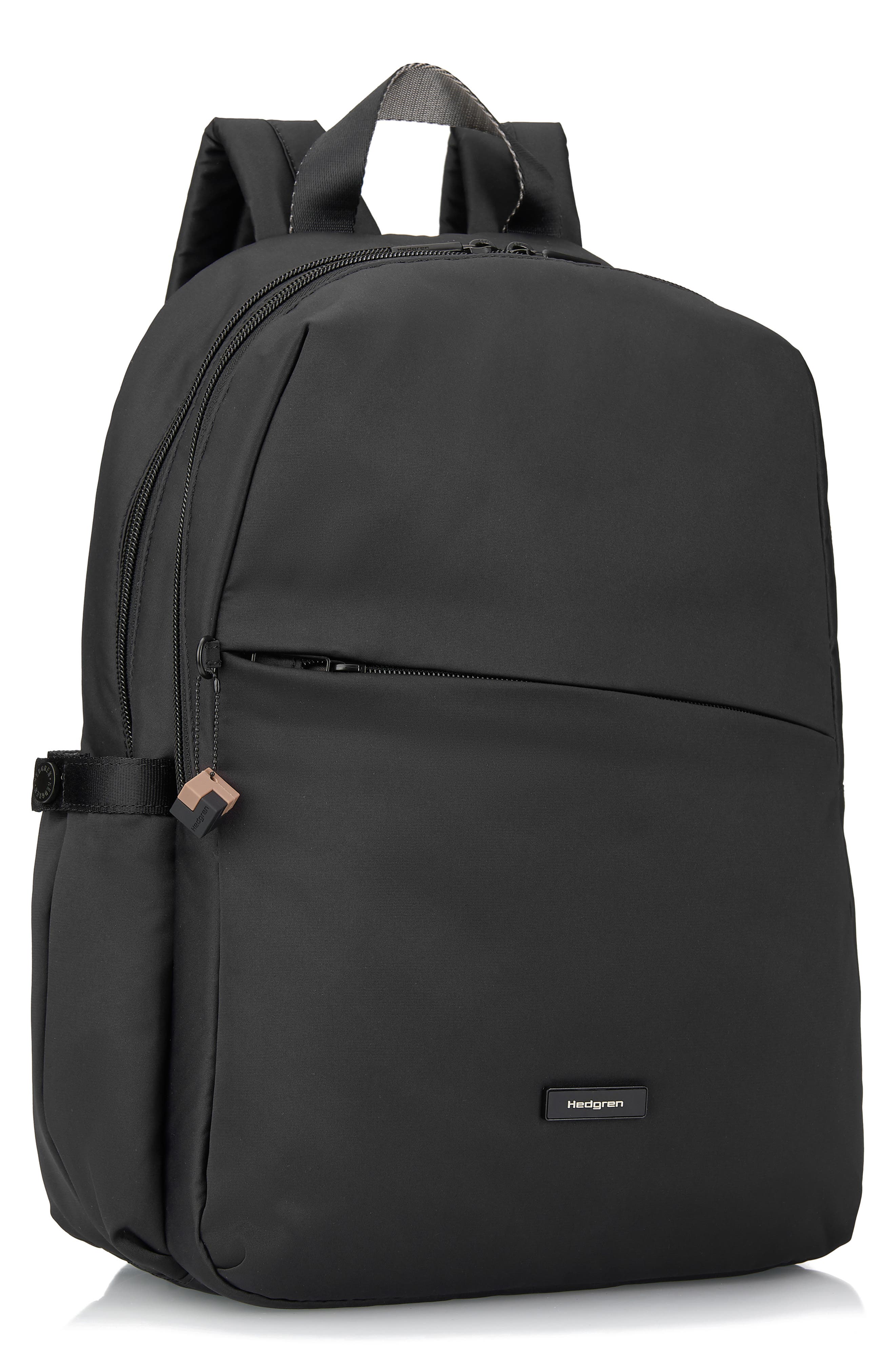Hedgren Cosmos Water Repellent Backpack, Alternate, color, Black