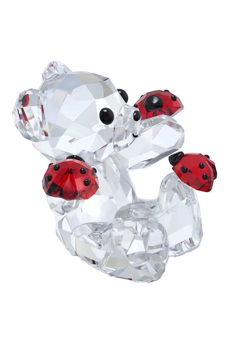 Kris Bear Good Luck Bear Crystal Figurine, Alternate, color, CRYSTAL MULTI