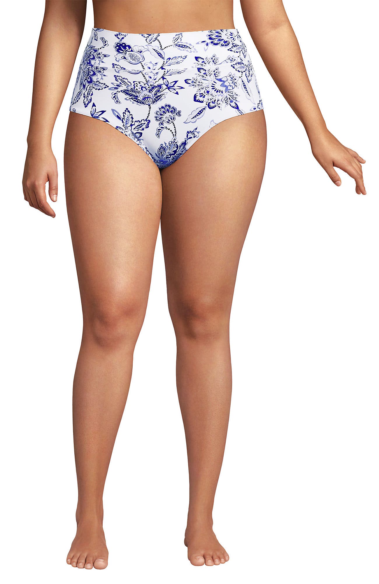 White/Blue Vintage Floral