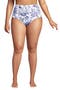  White/Blue Vintage Floral