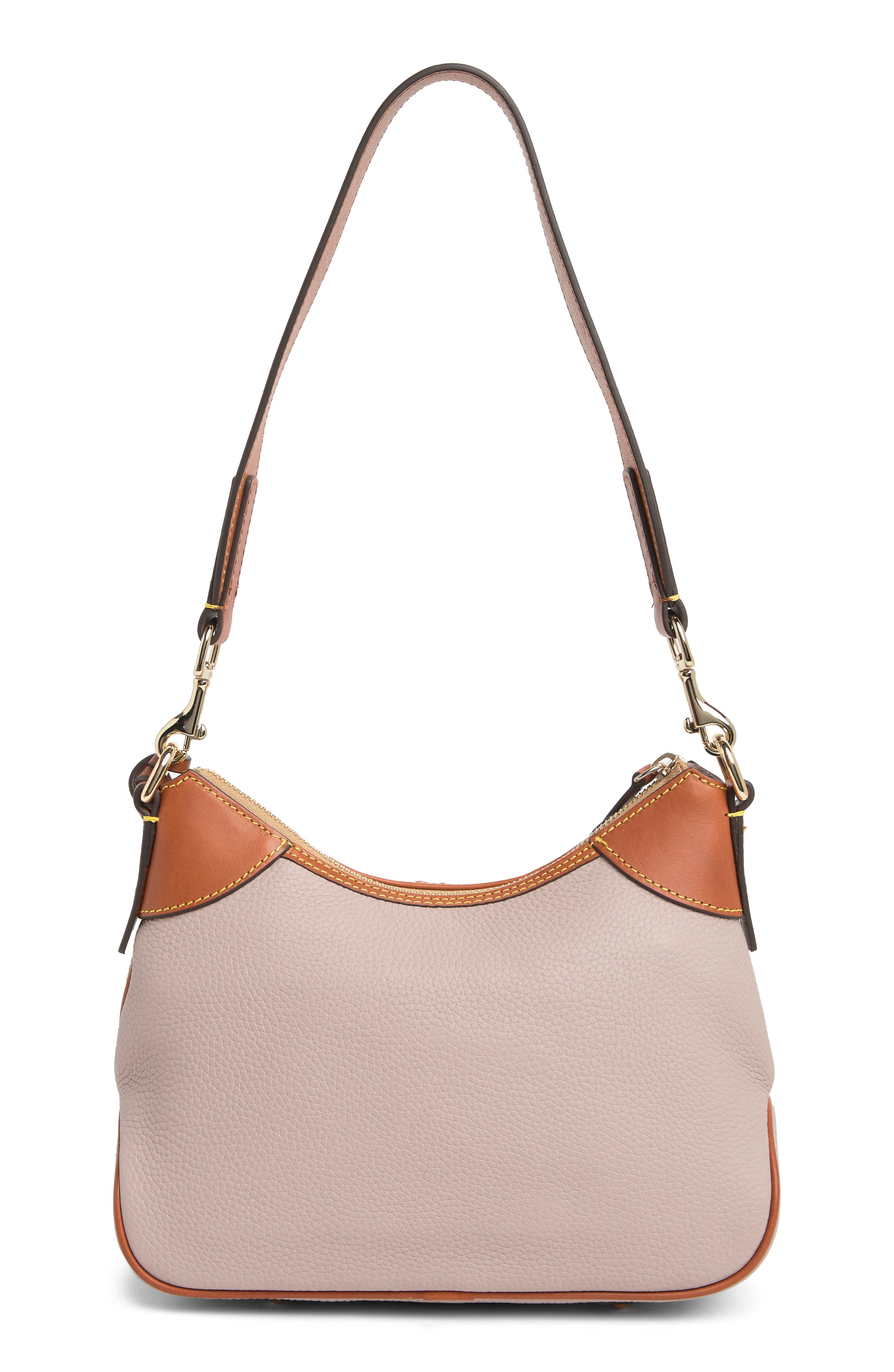 Dooney & Bourke Dooney and Bourke Small Leather Hobo Bag, Alternate, color, 
