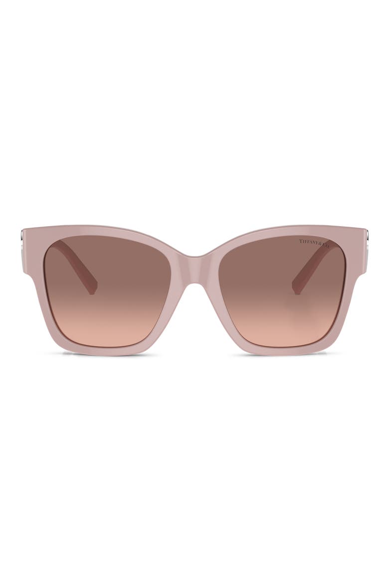 54mm Gradient Square Sunglasses, Main, color, PINK