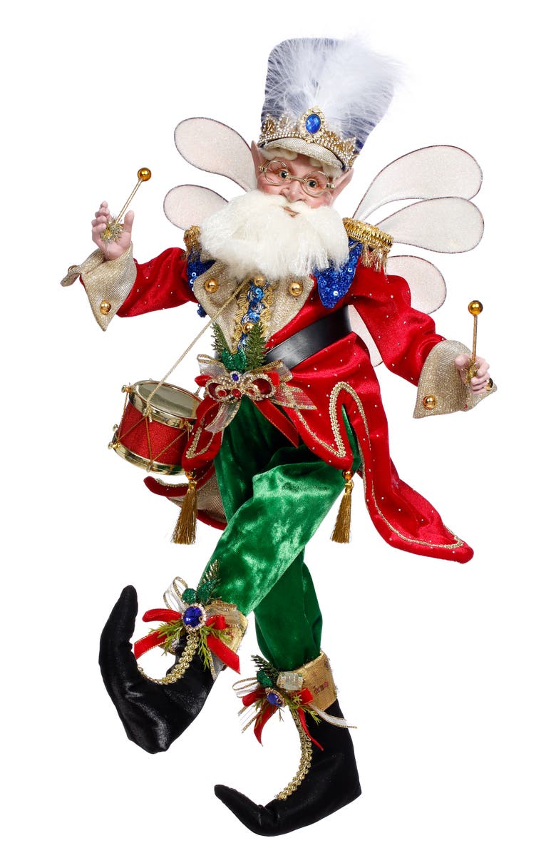 Mark Roberts Drummer Fairy, Large, Main, color, Red