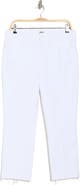 PAIGE Cindy Raw Hem High Waist Crop Straight Leg Jeans