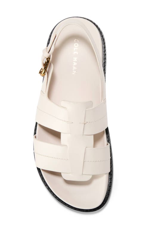 Cole Haan Marlee Slingback Fisherman Sandal In Ivory Leather
