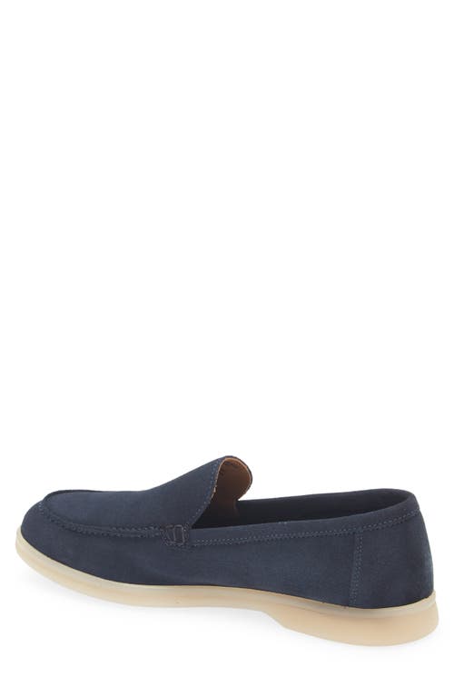 Bruno Magli Primo Leather Loafer In Navy Suede
