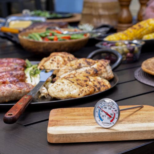 Maverick Large Dial Instant Read Thermometer In Silver