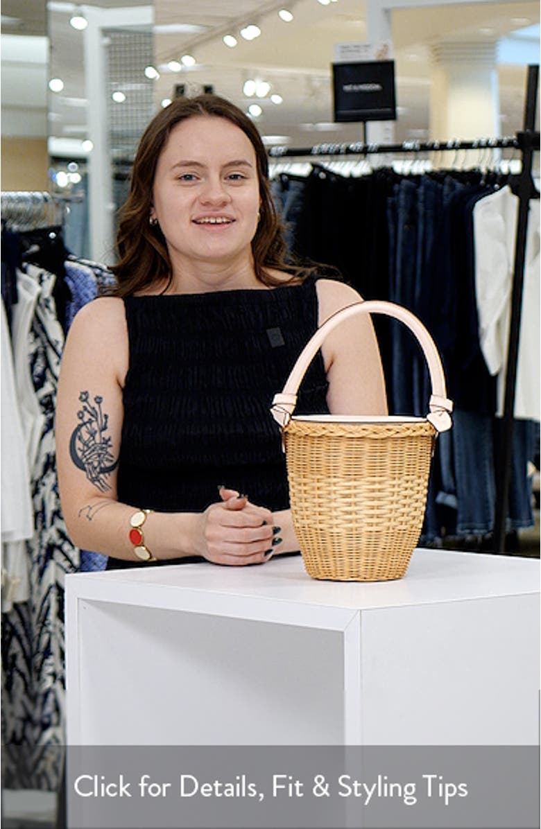 The Jane Woven Rattan Basket Bag, sales video thumbnail