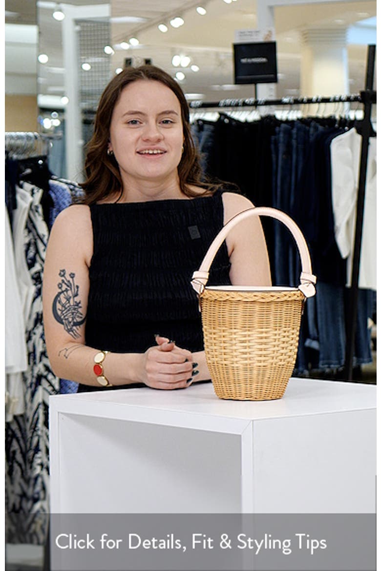 The Jane Woven Rattan Basket Bag video