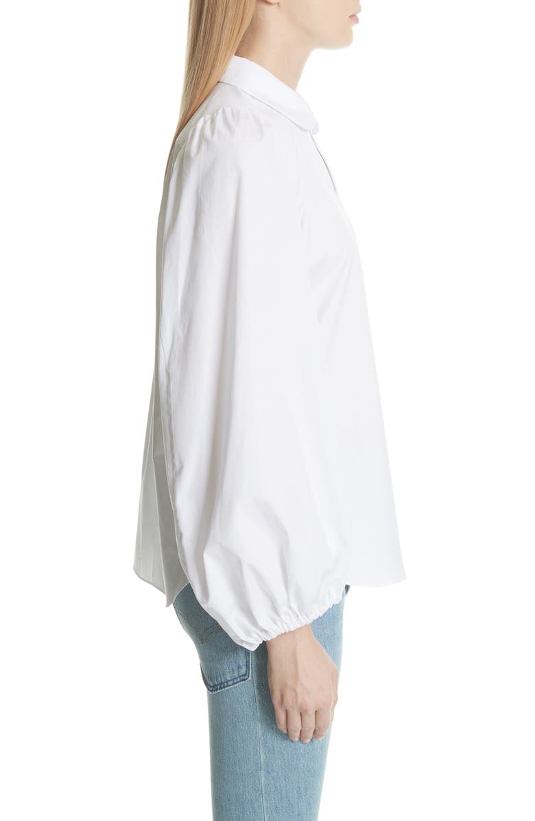 Comme des Garçons Balloon Sleeve Blouse, Alternate, color, 