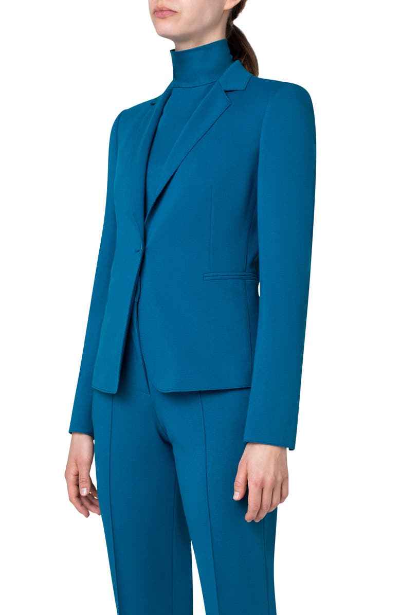 Akris punto Jersey Blazer, Alternate, color,