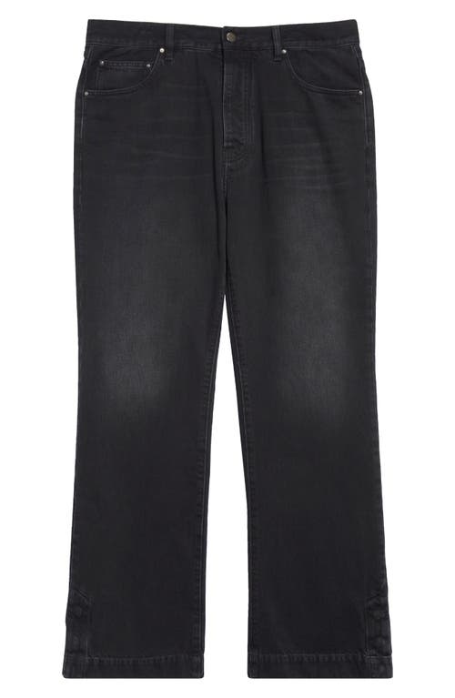 Amiri Straight Flare Jeans In Black