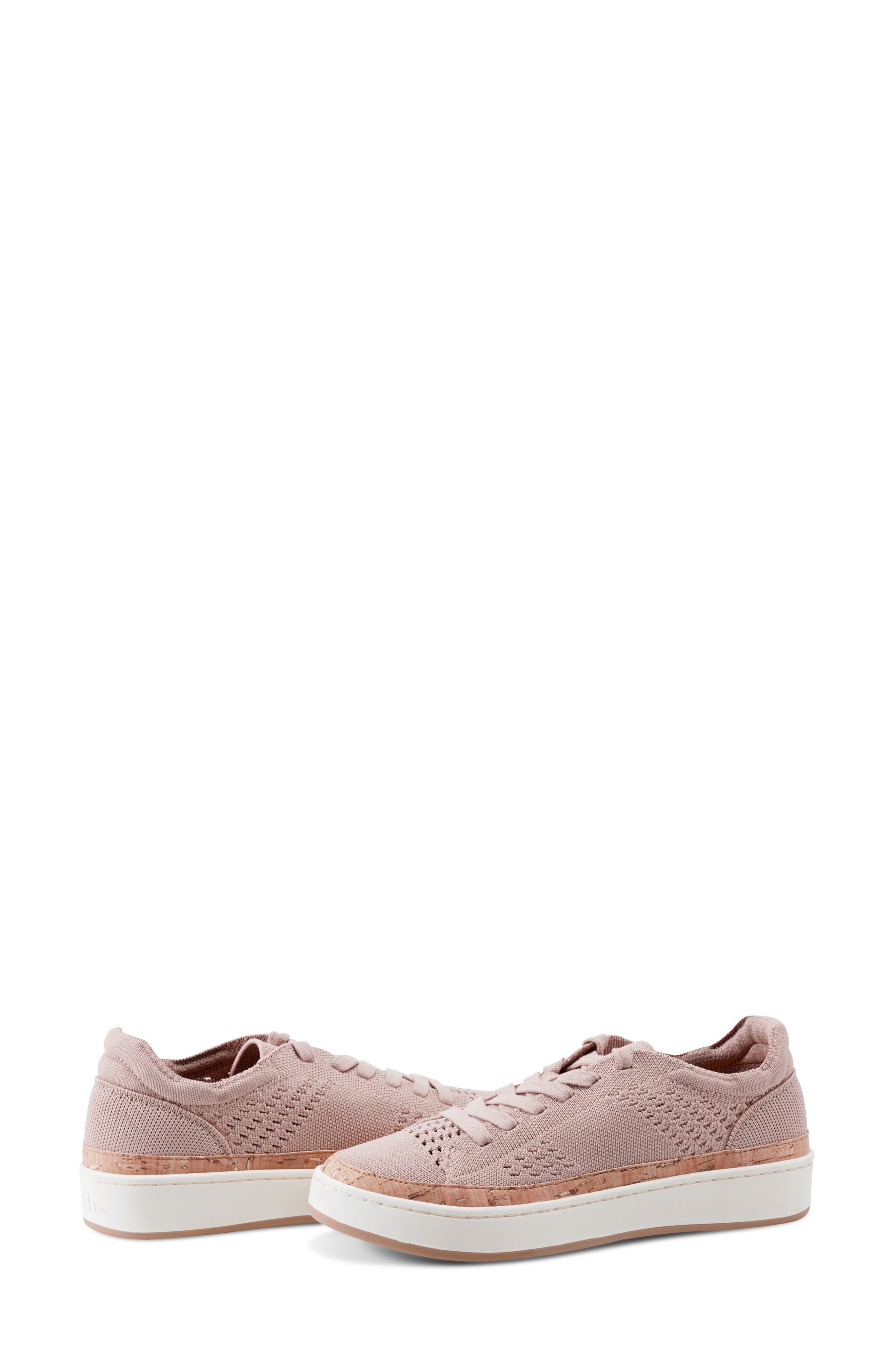 Knit Low Top Sneaker, Alternate, color, MEDIUM PINK