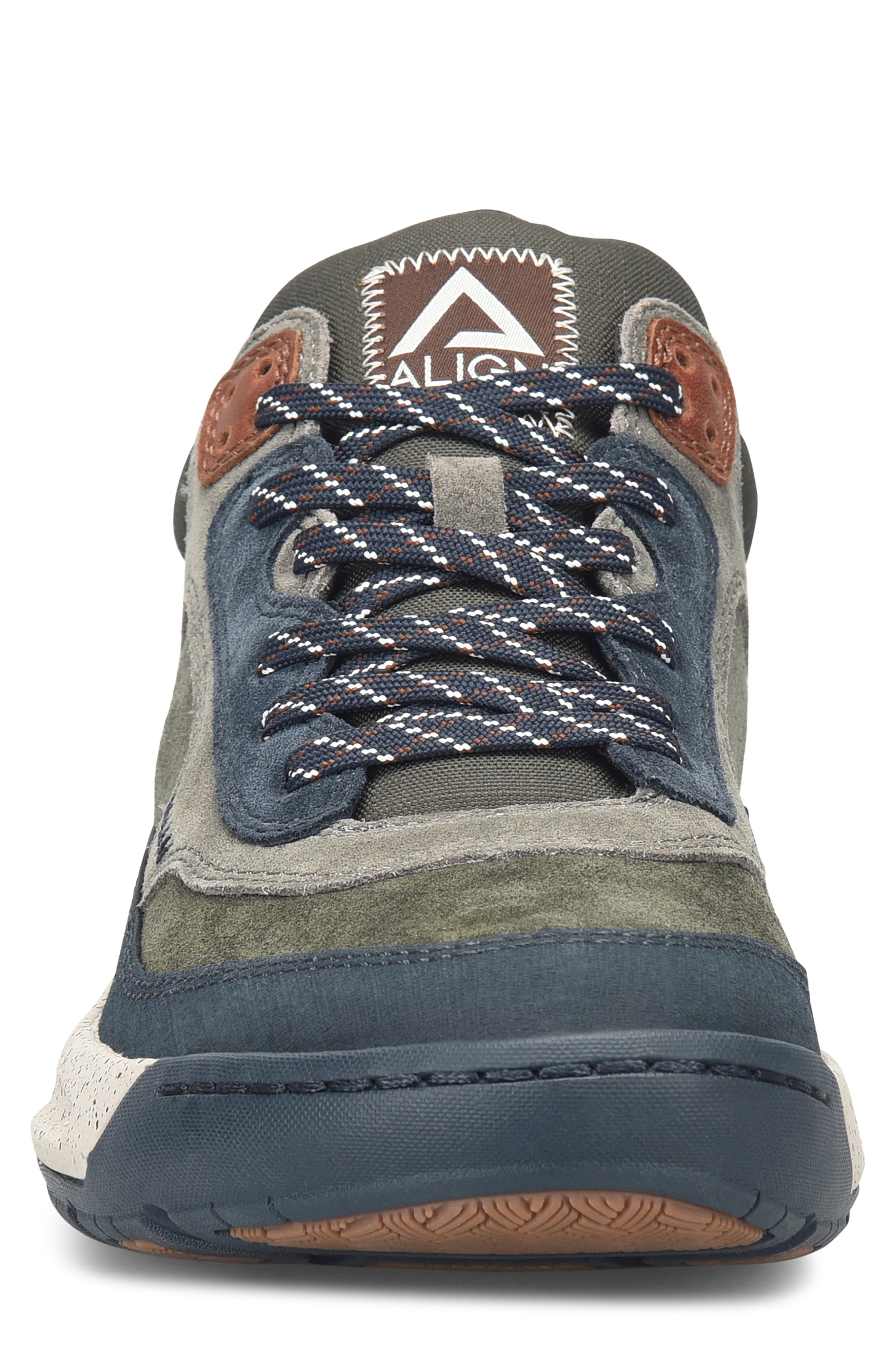 Align Evan Lace-Up Sneaker, Alternate, color, Pine/ Navy
