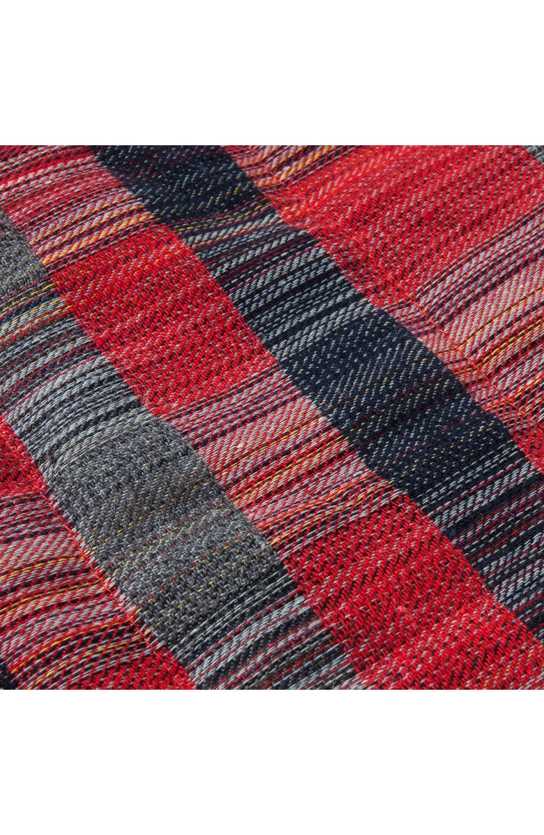 PET LIFE 'Scotty' Classical Plaided Insulated Faux Shearling Lined Dog Coat, Alternate, color, Red And Grey Plaid