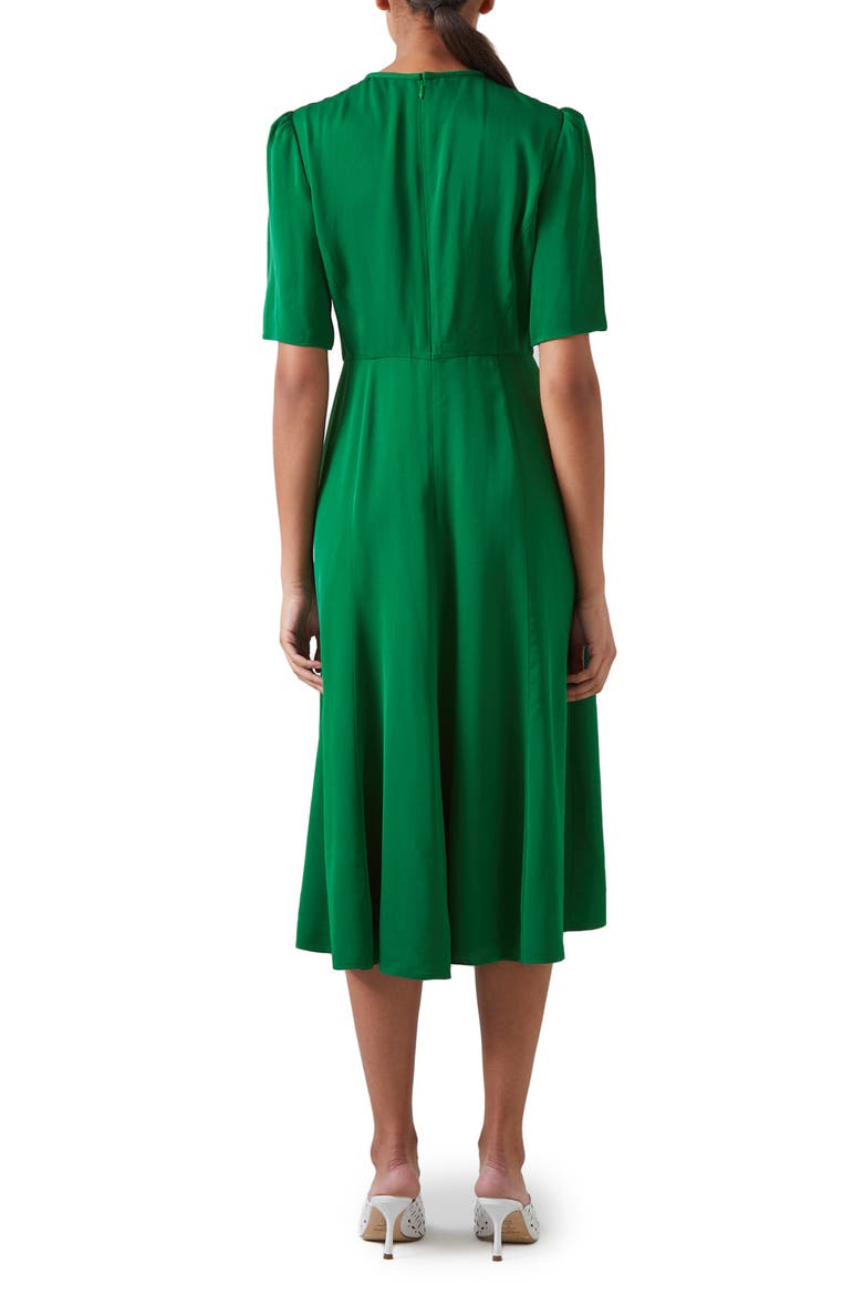 lk bennett green silk dress Montana A-Line (Women) LowStock:43268774690867