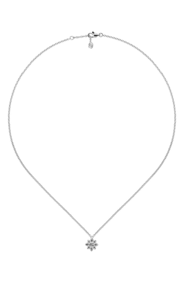 Gucci Flora Diamond Pendant Necklace, Alternate, color, 