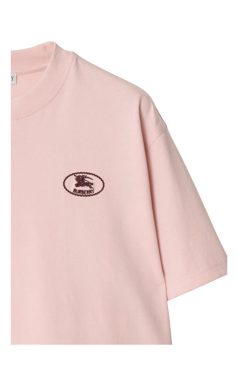 Burberry Cropped Cotton T-shirt, Alternate, color, Bouquet