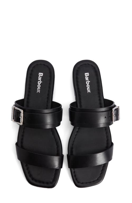 Barbour Louise Slide Sandal In Black