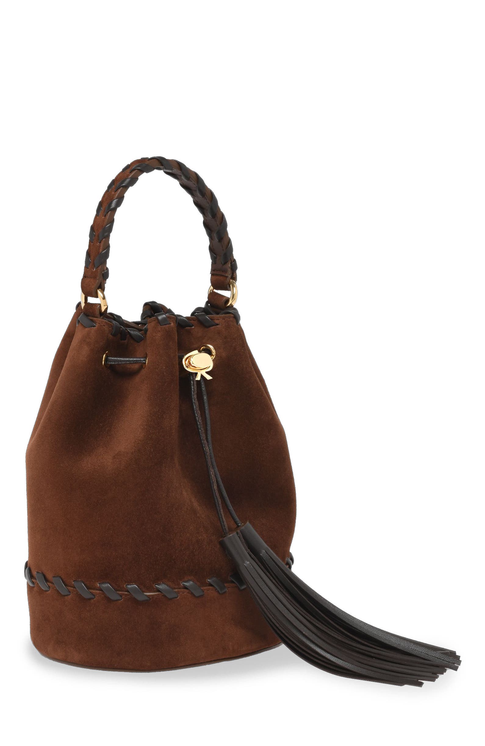 Gianvito Rossi Sienna Zaira Crossbody Bag, Alternate, color, Brown Suede