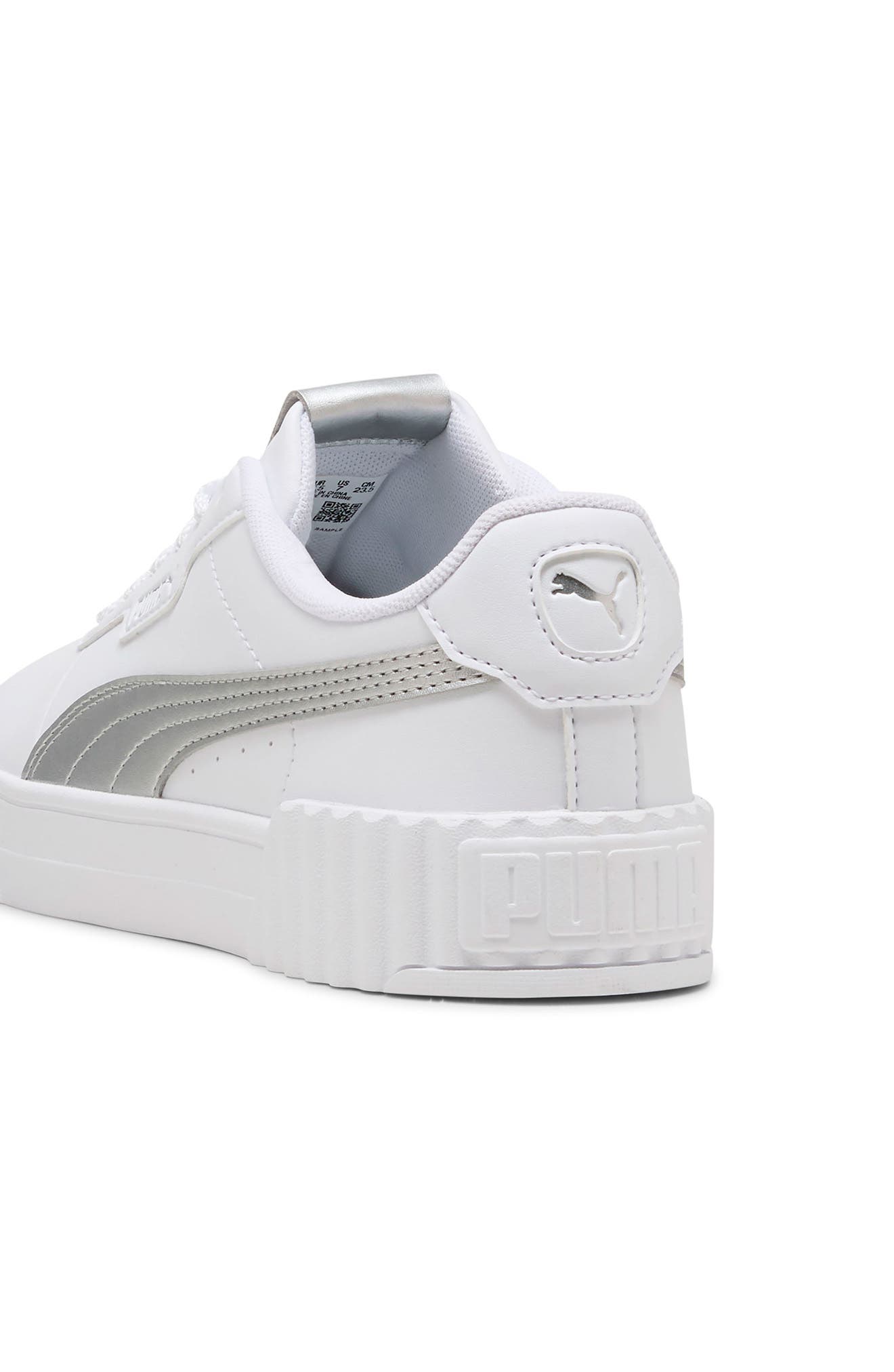Carina 3.0 Sneaker, Alternate, color, PUMA WHITE/ PUMA SILVER