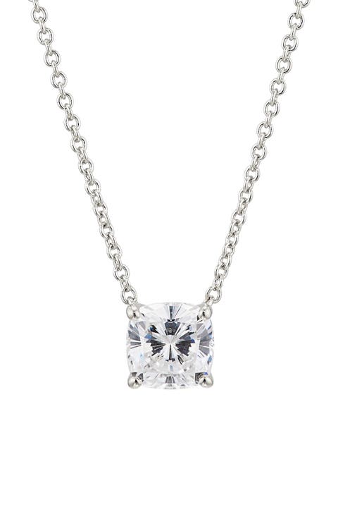 Modern Luv Large Cubic Zirconia Pendant Necklace