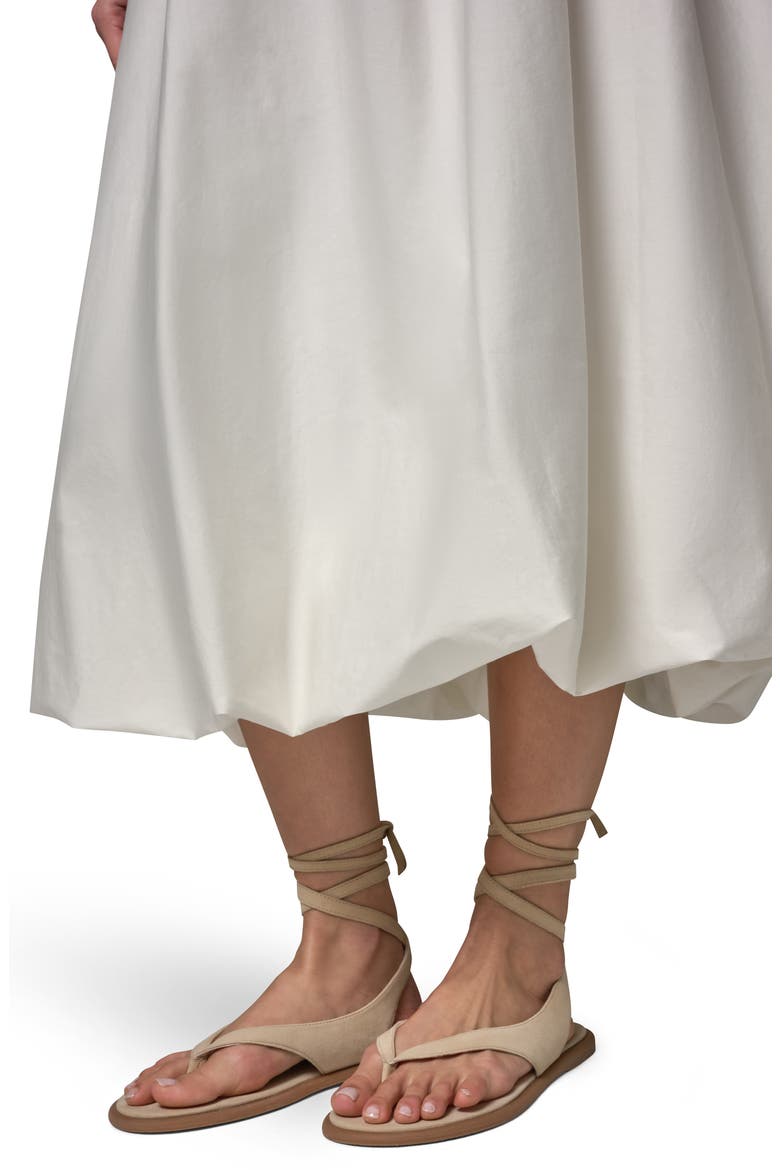 Stretch Poplin Bubble Skirt, Alternate, color, CREAM