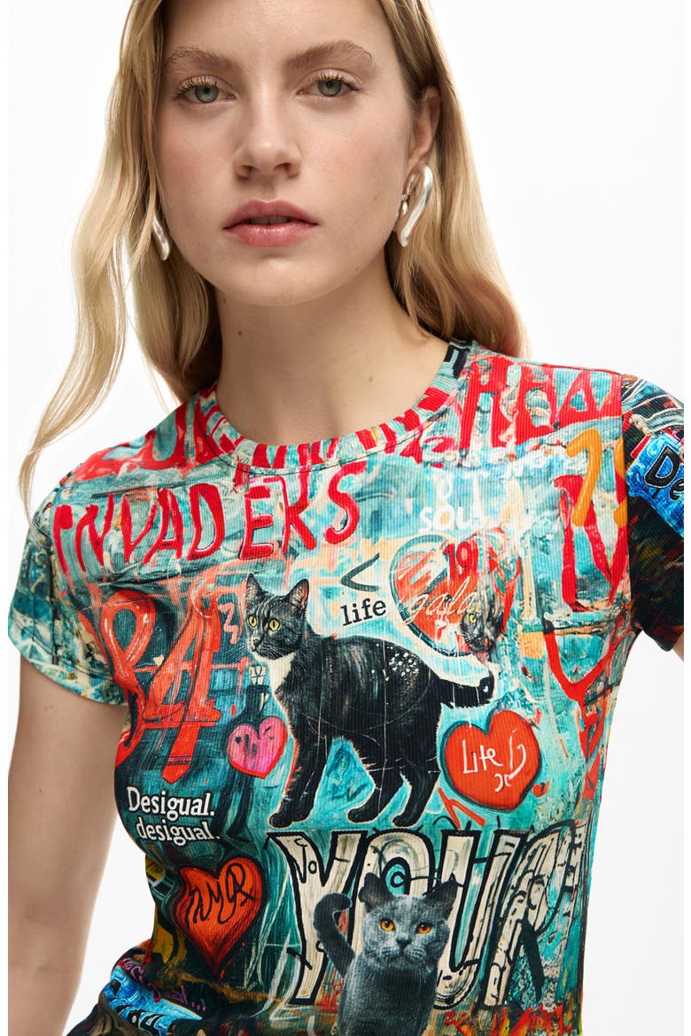 Graphic T-Shirt, Alternate, color, BLUE