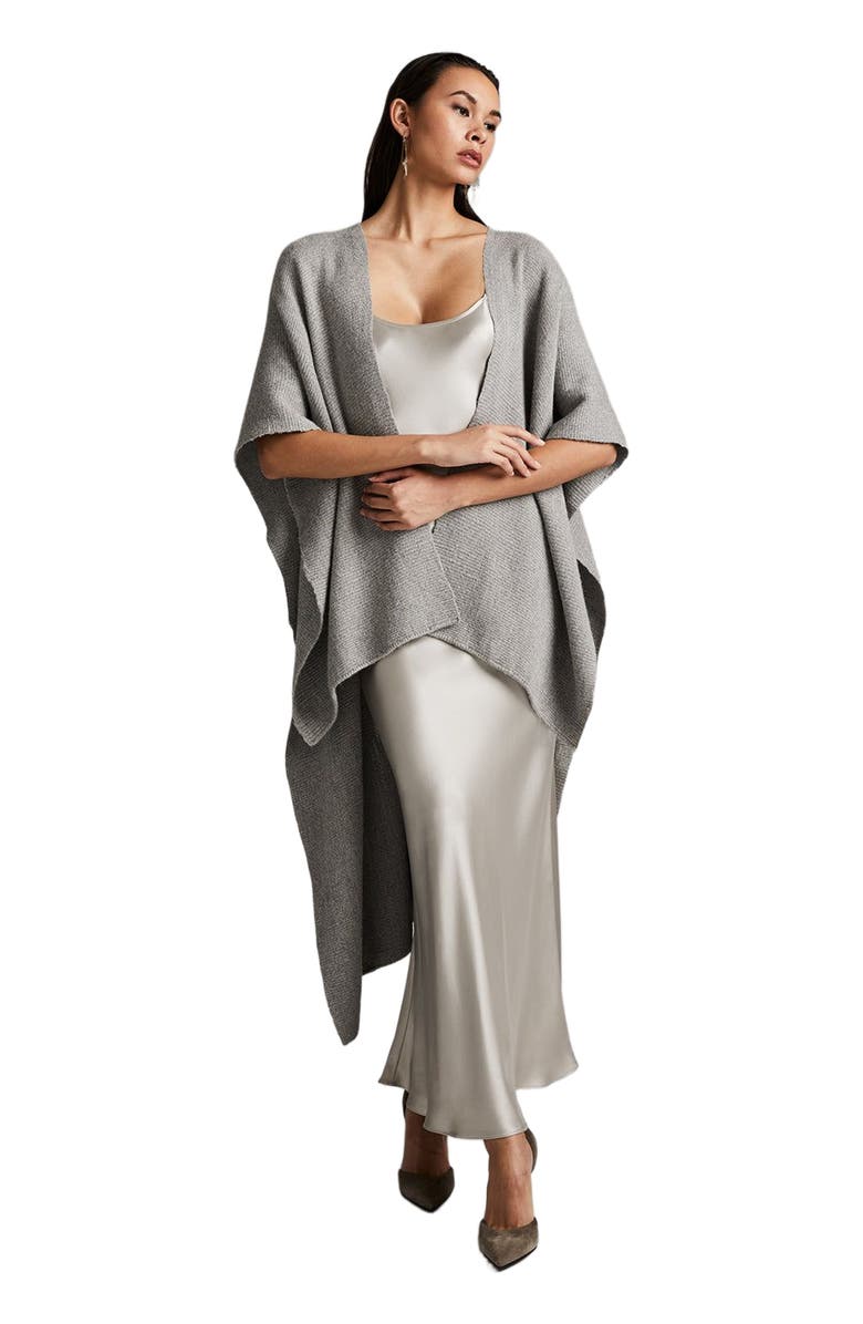 Voz Solid Alpaca Duster, Main, color, Light Grey