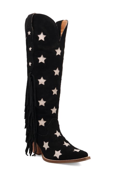 Super Star Knee High Western Boot (Women) (Wide Calf)