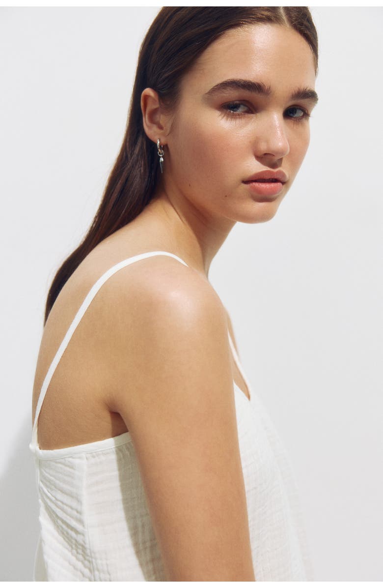 H&M Muslin beach dress, Alternate, color, White