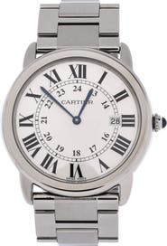 Pre-Owned Cartier Ronde Solo de Cartier Quartz Watch Stainless Steel 36