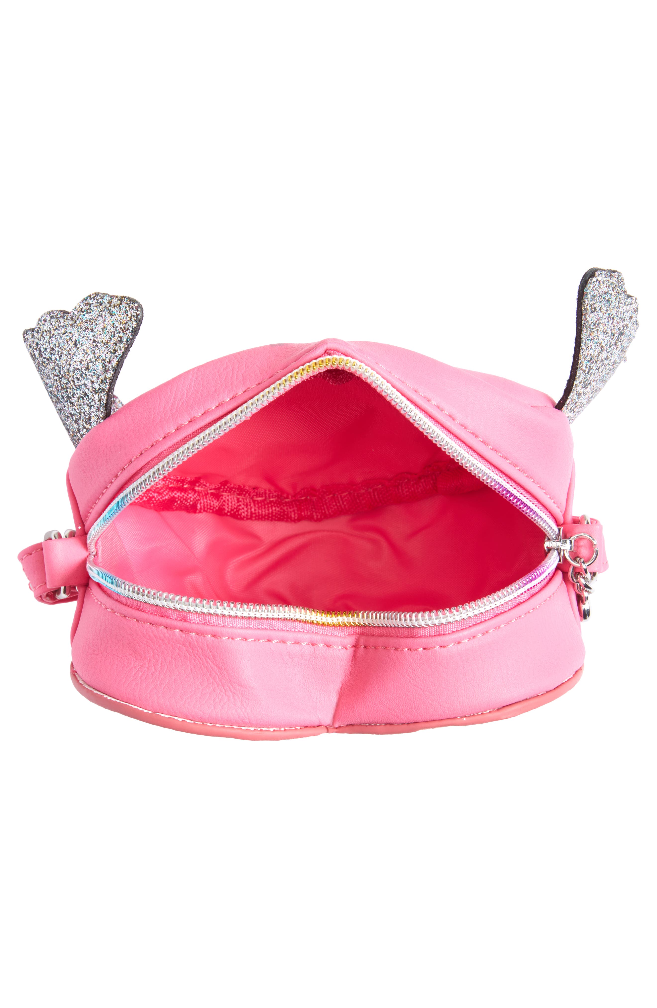 OMG Accessories OMG Rainbow Flying Heart Crossbody Bag, Alternate, color, 