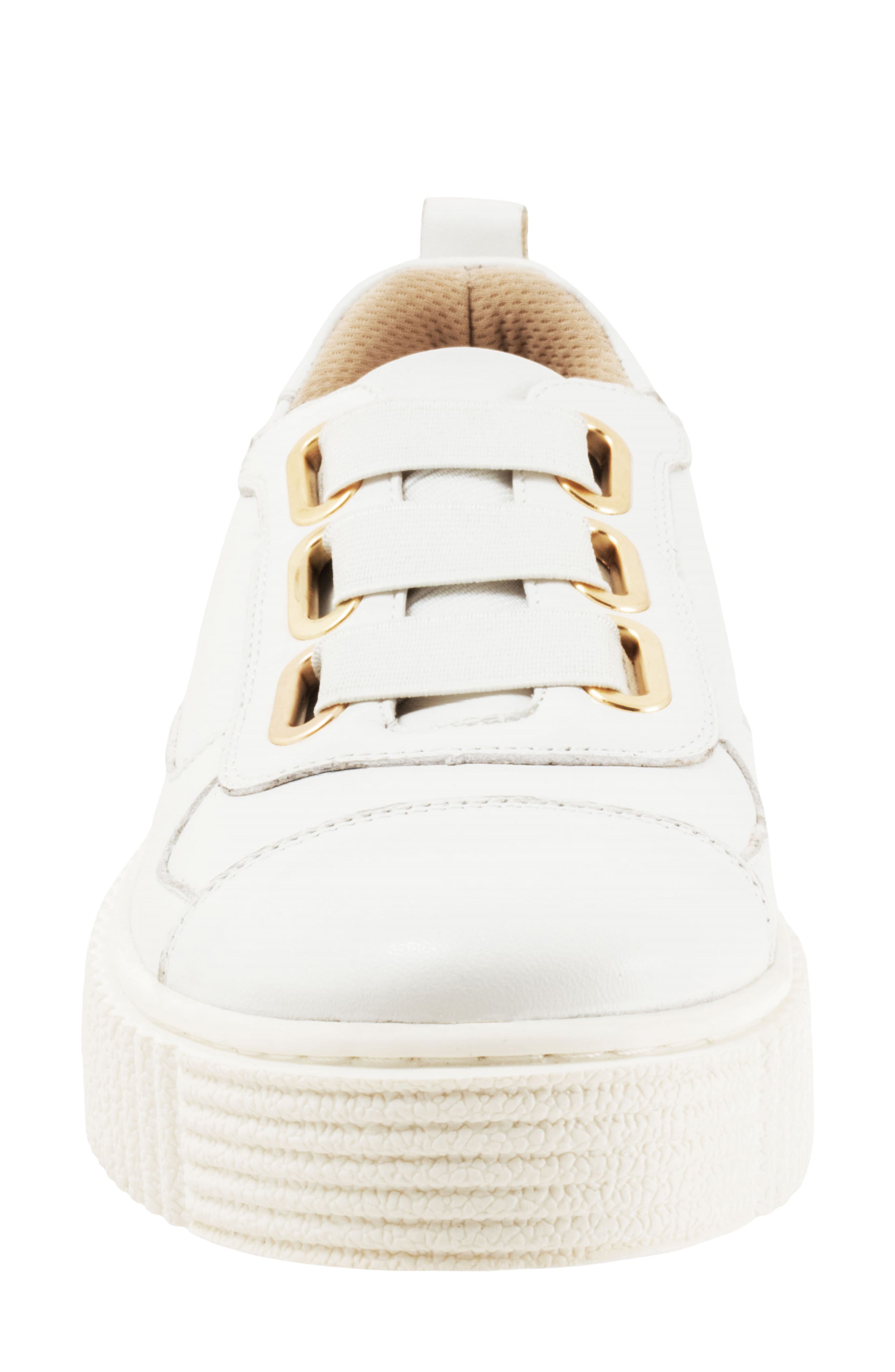 Trotters Bliss Platform Sneaker, Alternate, color, White
