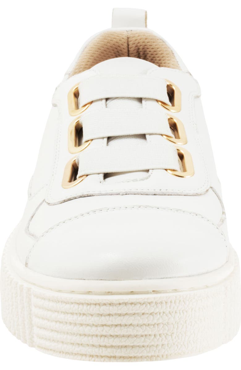 Trotters Bliss Platform Sneaker, Alternate, color, White