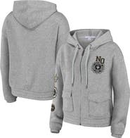 WEAR by Erin Andrews Women's WEAR by Erin Andrews Heather Gray New Orleans Saints Full-Zip Hoodie