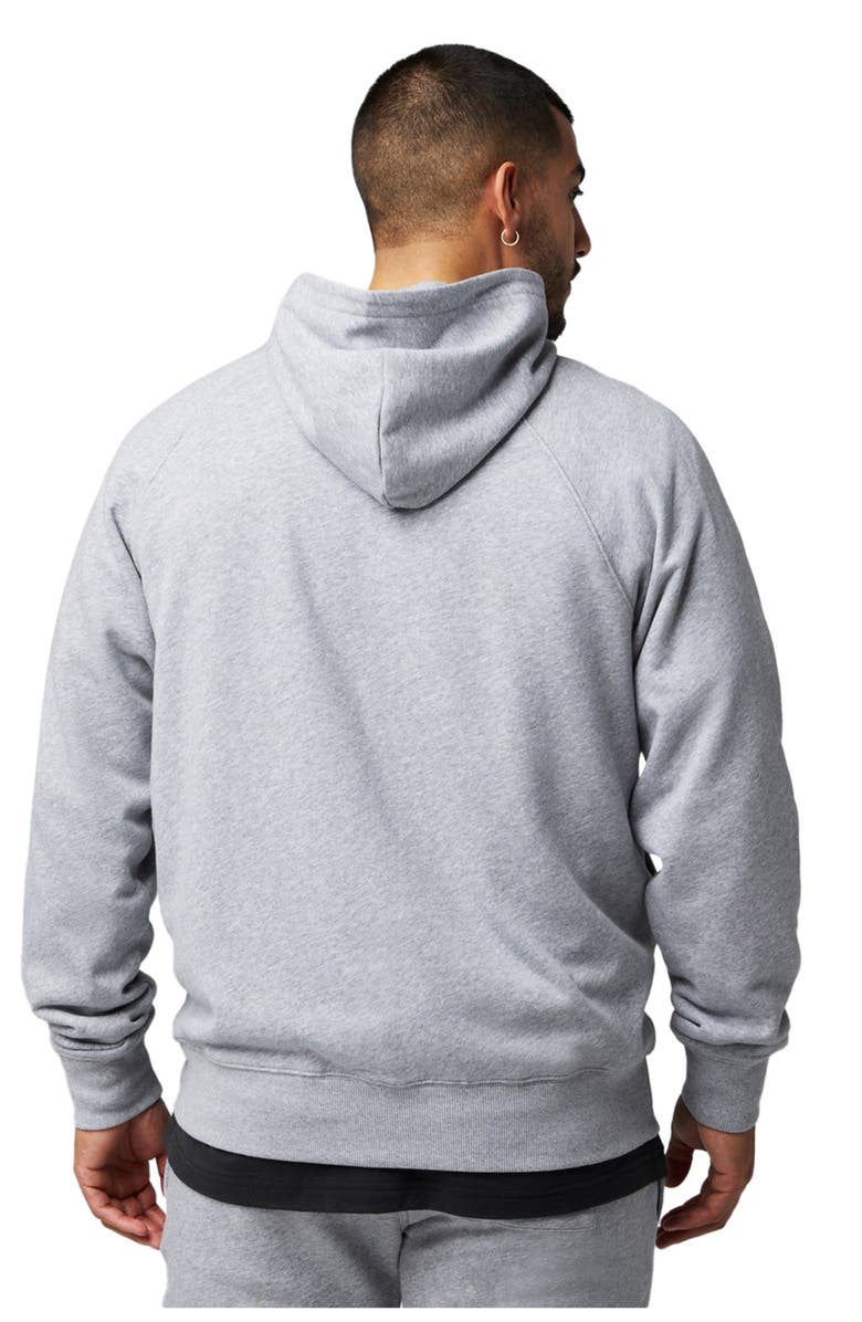 Fabletics The Year Round Terry Full Zip Hoodie, Alternate, color, Classic Grey Heather