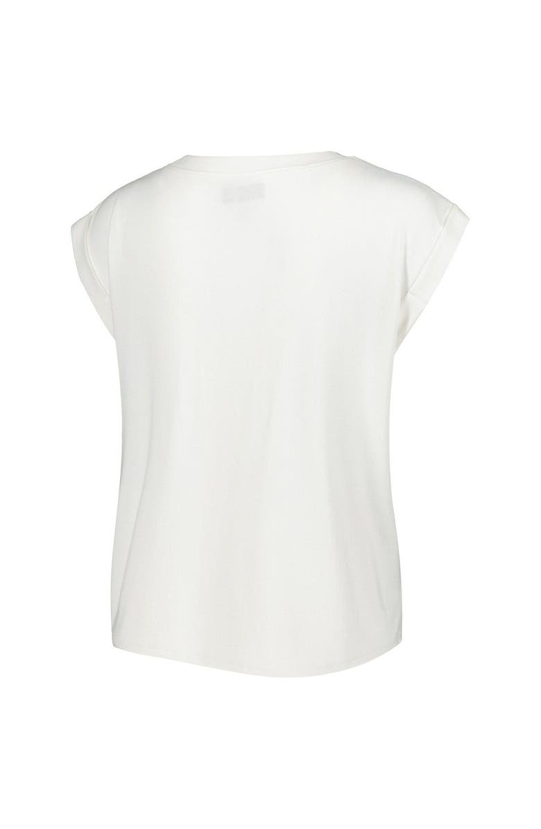 CONCEPTS SPORT Women's Concepts Sport White/Cream Buffalo Bills Montana Knit T-Shirt & Shorts Sleep Set, Alternate, color, 